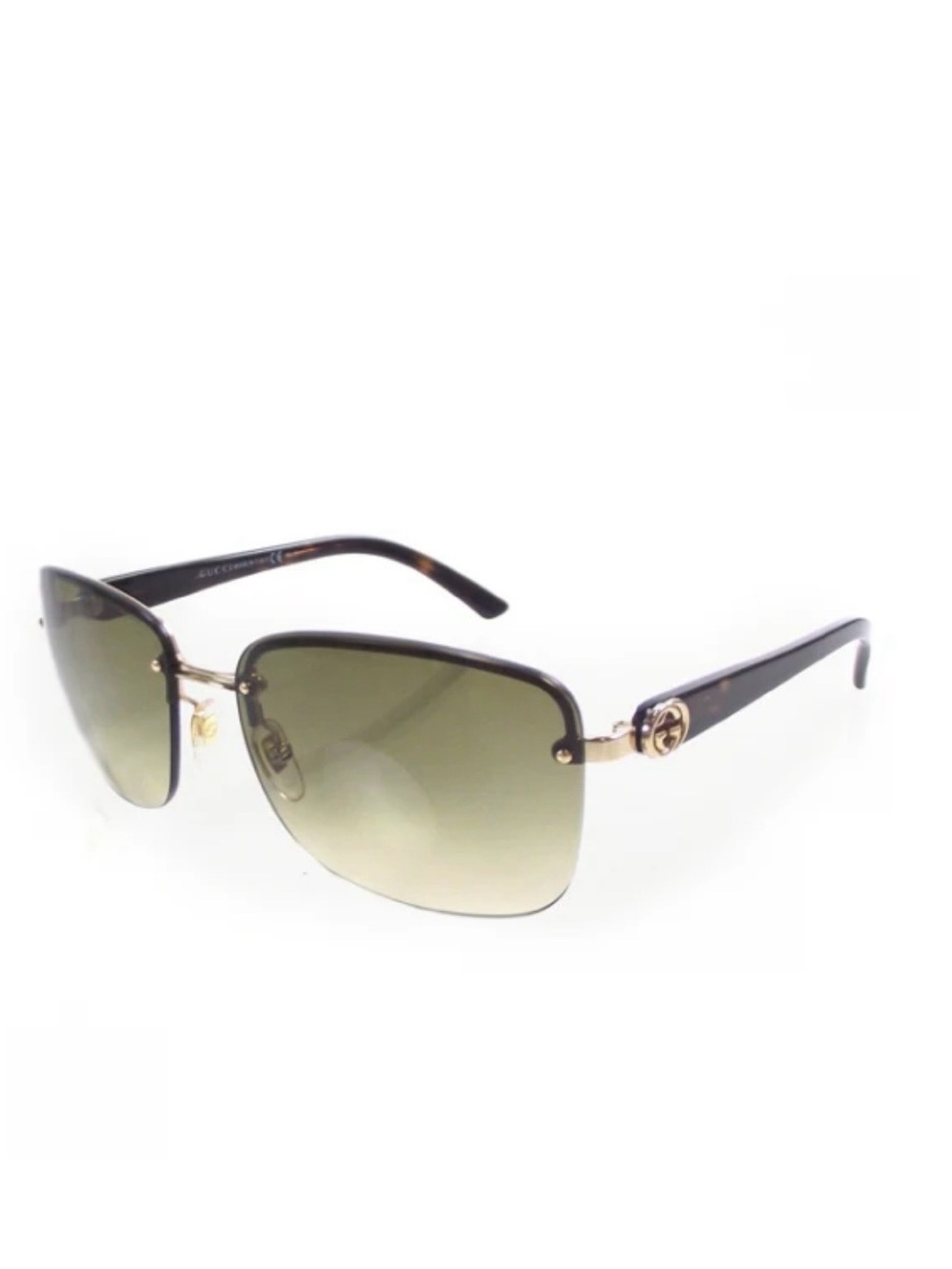 Gucci Women Brown Gradient Lens Sunglasses